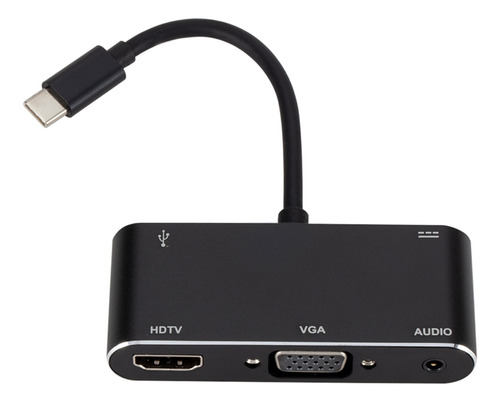 Usb-c / Type-c To Hdmi /vga /usb 3.0 /pd Converter