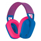 Auriculares Gamer Inalámbricos Logitech G G Series G435 G435 Azul Y Frambuesa