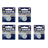 Varta Pila Boton Cr2450 3v Litio Blister X 5 Pilas Original