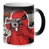 Taza Mágica Spider Man Hombre Araña Peter Cerámica Colección