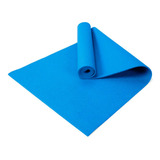Colchoneta Mat Yoga Pilates Fitness Enrollable Gym Mat 6 Mm Color Azul