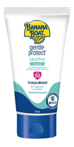 Banana Boat Sensitive Facial F50 X 60 Ml Magistral Lacroze