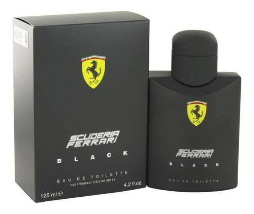 Perfume Masculino Original Ferrari Scuderia Black Eau De Toilette 125ml Para Masculino