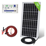 Kit De Panel Solar De 10w, Cargador De Batería Solar D...