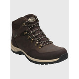 Botin Cuero Hombre Gepard Café Hush Puppies