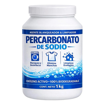 Percarbonato De Sodio 1 Kg Oxígeno Activo En Polvo Limpieza | Meses sin interés