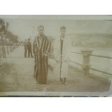 Antigua Postales Postal Pareja De Hombres Uruguay