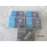 5 Mini Fitas Sony E Maxell Dg 90 E 120 Perfeitas