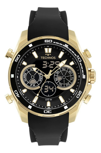 Relógio Technos Masculino Ts Digiana Dourado Bj3530ad/2p