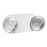 Lampara Luz Led Emergencia Recargable Dos Focos Profesional Color Blanco