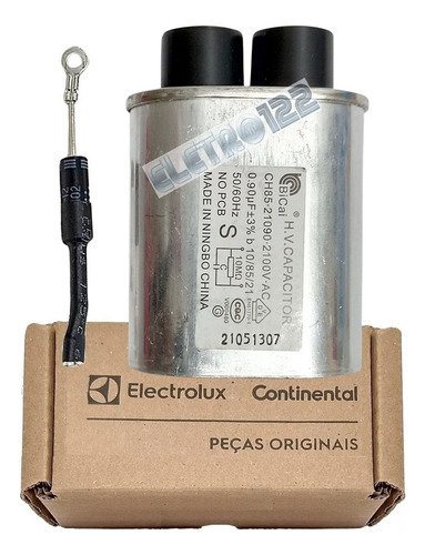 Capacitor Diodo Microondas Electrolux Mef41 Mev41 Mi41 Meg41