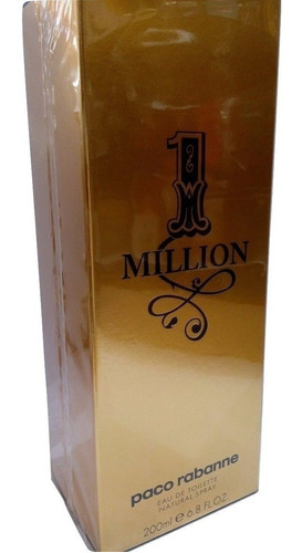 Perfume 1 One Million Paco Rabanne 200 Ml Edt Masculino Original Importado