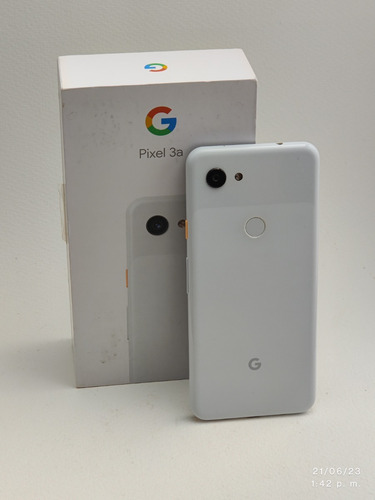 Google Pixel 3a 64gb Blanco + Estuche Y Protector Pantalla