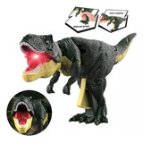 Juguetes De Dinosaurios: Enciende El T-rex. Color: Verde.