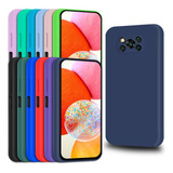 Capa Capinha Para Xiami Poco X3/x3 Pro/nfc Silicone Aveludad