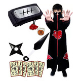 Kit Cosplay Akatsuki Bandana Hidan + Anel + Colar           