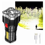 Linterna Tatica Led Super Potente Usb Recargable