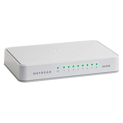 Switch Ethernet 8 Puertos Gigabit Netgear (gs208)