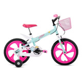 Bicicleta Infantil Aro 16 Lumi Verde Esmeralda Com Cesta Cor Bic.lumi/aro-16/verde/esmeralda/c/cesta