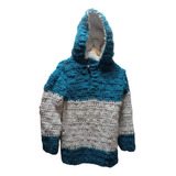 Sweater Tejido Al Crochet,  Unisex, Talle 12/14