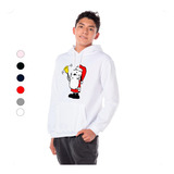 Sudadera Afelpada Unisex Diseño Snnopy Navideño #2