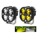 Par Faros De Luz Spot 40w Para Motocicleta Jeep