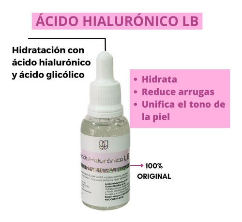 Acido Hialuronico Lb - L a $1430