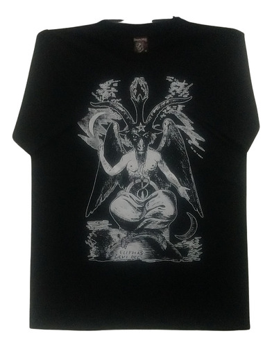 Baphomet Playera Manga Corta Eliphas Levi Talla M T-shirt