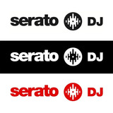 4 Adesivos Logo Serato Dj 15cm (selecione A Cor)