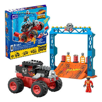 Mega Hot Wheels Juguete De Construcción Bone Shaker Crush Cantidad de piezas 151 | Envío gratis