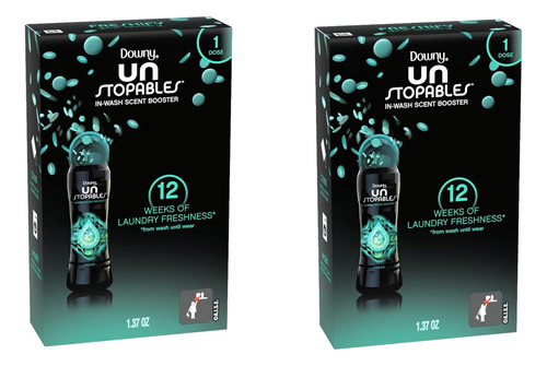 Kit Com 2 Downy Unstopables Perfume Para Roupas Original 