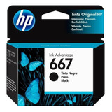 Tinta Hp 667 3ym79al Negro Deskjet Ink Adv 2374 120 Pag