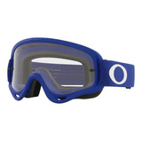 Zonazero Oakley Antiparras Motocross Mx Moto Blue Clear