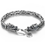 Brazalete Vikingo Cabezas De Dragones