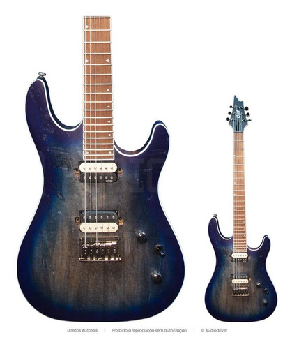 Guitarra Elétrica Super Strato Cort Kx 300 Opcb Captação Emg