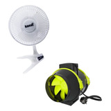 Kit Indoor Ventilador 15w Kasvi +  Extractor Tt 100mm