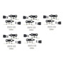 5 Sets De Carretilla  C/freno Dn80cf Veker P/riel U21