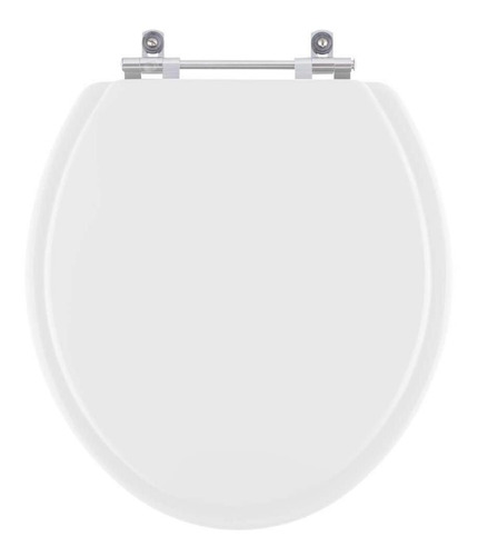 Tampa De Vaso Sanitário E Privada Convencional Oval Universal Branco Liso