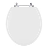 Tampa De Vaso Sanitário E Privada Convencional Oval Universal Branco Liso