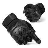 Guantes Tácticos Cuero Pu Ejército Militar Combate Airsoft