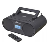 Radio Grabadora Recargable Cd Aux Bluetooth Memoria Control