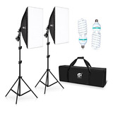 Sh Softbox - Kit De Iluminacion De Fotografia, Equipo De Ilu