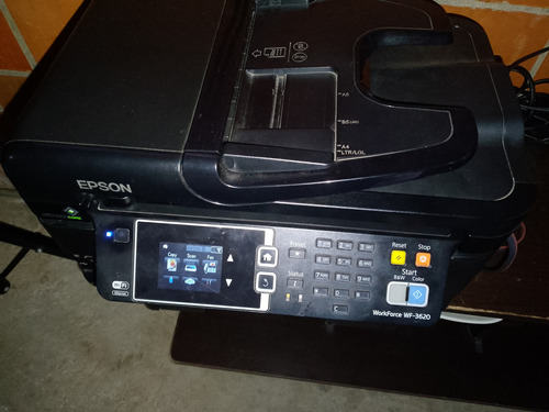 Impresora Epson Wf-3620 Multifuncional Usada,tinta Continua