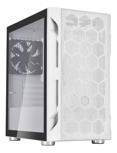 Gabinete Silverstone M-atx Fara H1 Mw-g Vidrio Mesh Blanco !