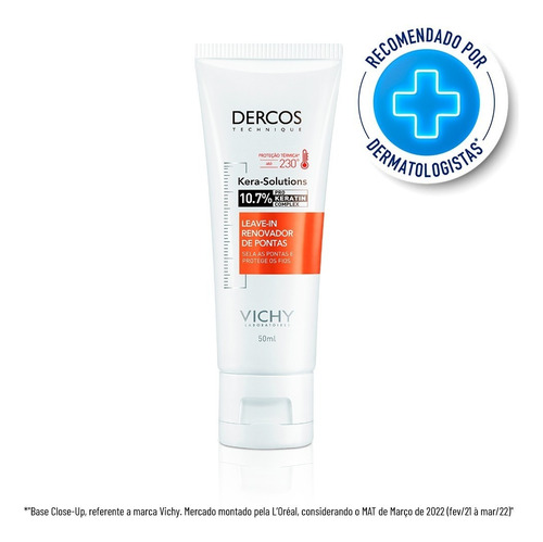 Leave In Renovador Pro Keratin Complex Dercos 50ml Vichy