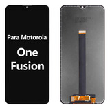 Tela Frontal Lcd Display Para Motorola One Fusion Xt2073 Oem