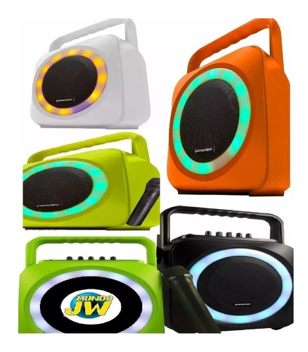 Parlante Portatil Bluetooth 2500w Panacom Sp-3060 Colores