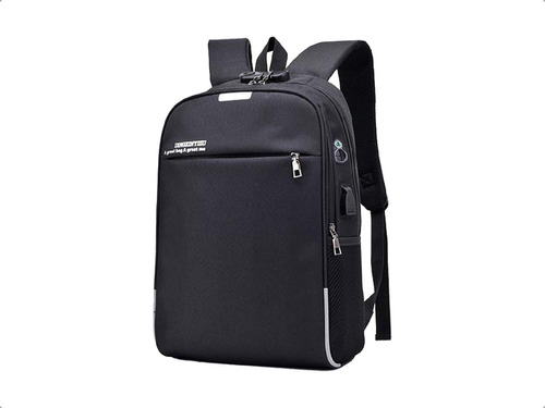 Mochila Ejecutiva Belmotec Antirrobo M1m1242 Color Negro 23l