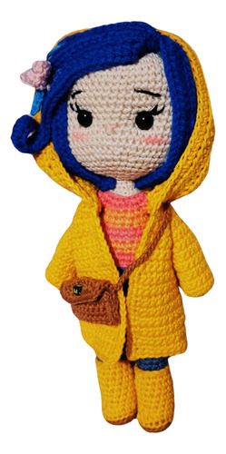 Coraline Muñeca Tejida A Crochet Amigurumi