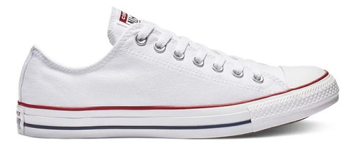 Zapatillas Converse All Star Ox 156994 Baja Lona Blanca